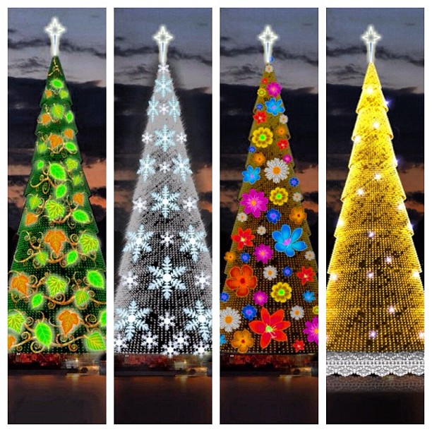 Árvore de Natal da Bradesco Seguros na [Lagoa Rodrigo de Freitas] |  SkyscraperCity Forum
